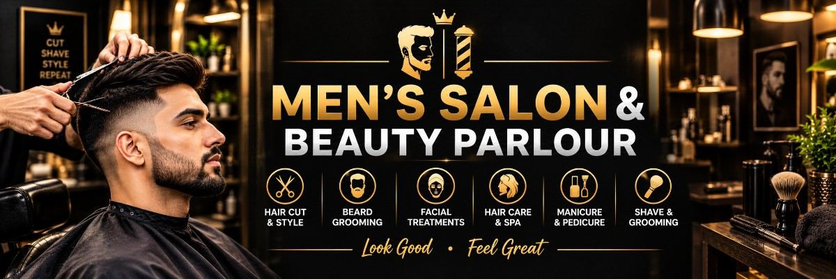 Premium men's salon appointment