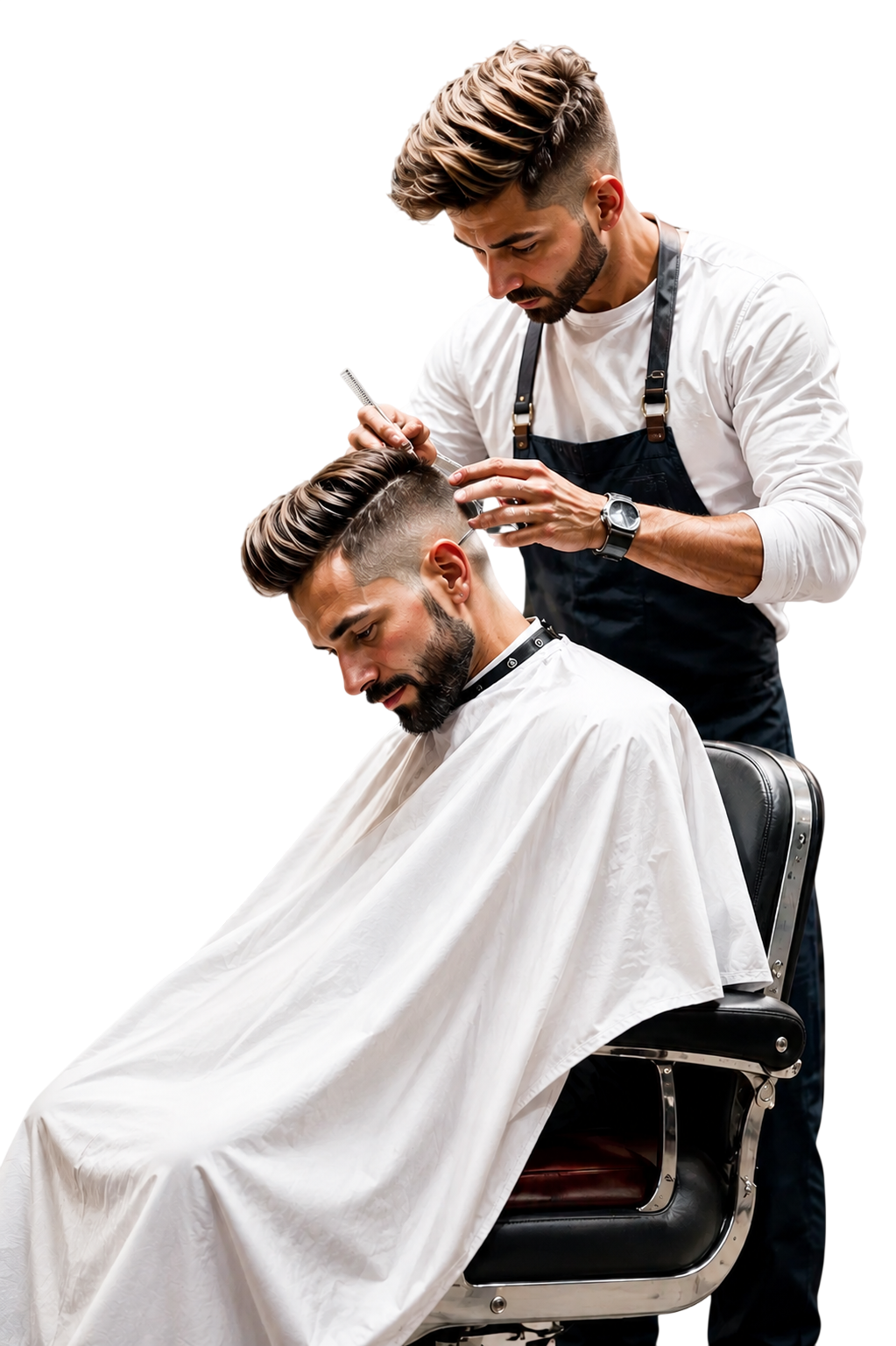 Visual Green Premium Men's Salon Stylist